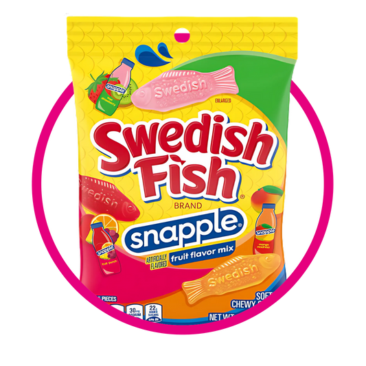 SWEEDISH FISH SNAPPLE GUMMY BOLSA 102G