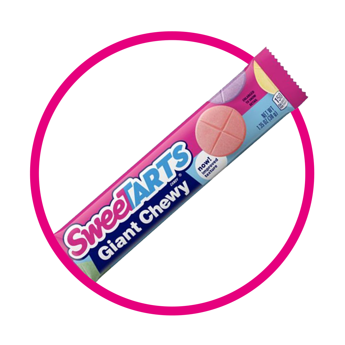SWEETARTS GIGANT CHEWY SOFT CANDY PIEZA 38GR