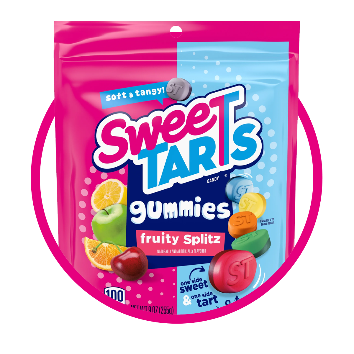 SWEETARTS GUMMIES FRUITY SPLITZ  BOLSA 255G