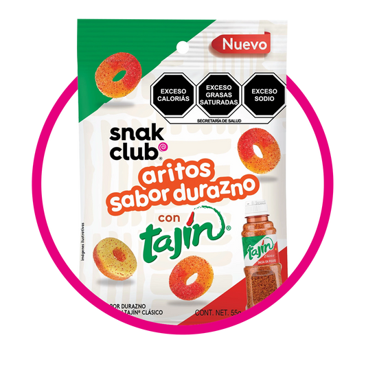 TAJIN HALOS PEACH GUMMY BOLSA 55 GR&