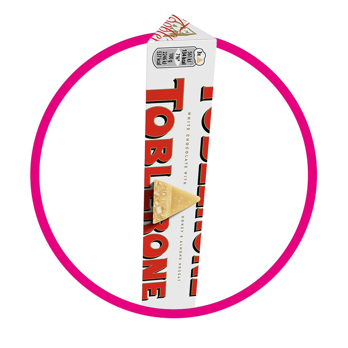 TOBLERONE WHITE CHOCOLATE 100 GR