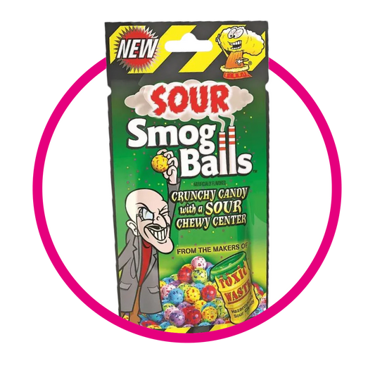 TOXIC WASTE SMOG SOUR BALLS BOLSA 85G