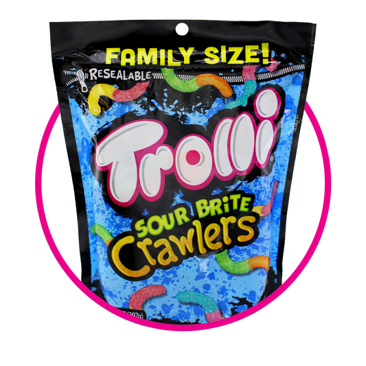 TROLLI SOUR BRITE CRAWLERS BOLSA 396G