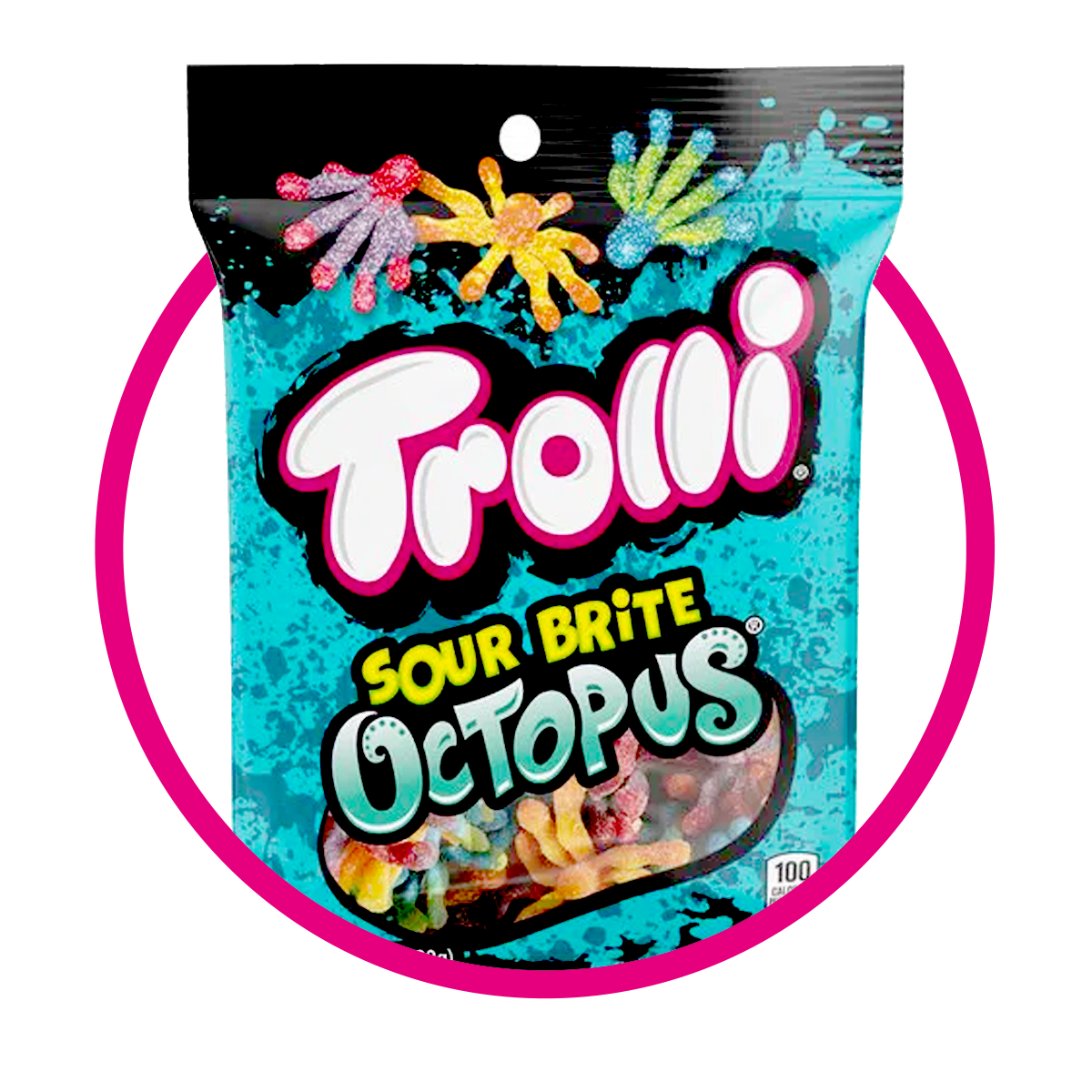 TROLLI SOUR BRITE OCTOPUS GUMMY BOLSA 120GR $%M*