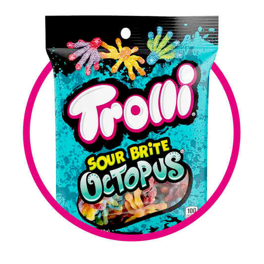TROLLI SOUR BRITE OCTOPUS GUMMY BOLSA 120GR $%M*