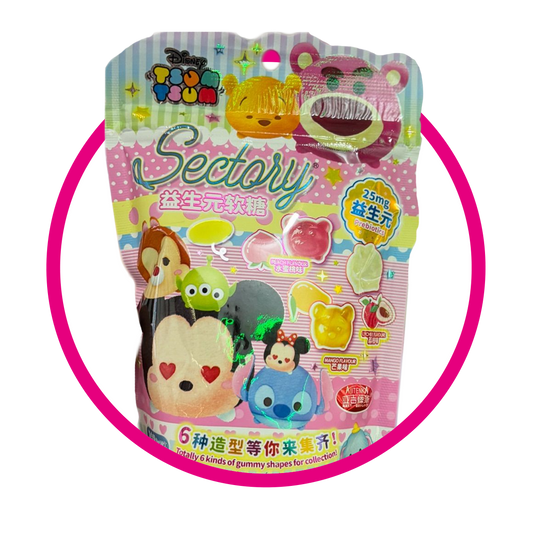 TSUM TSUM GUMMYS PINK BOLSA 60 GR