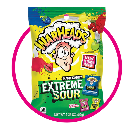 WARHEADS EXTREME SOUR HARD CANDY 56G