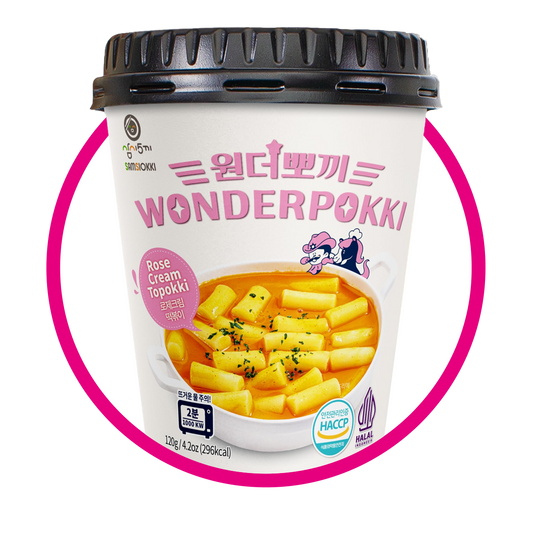 WONDERPOKKI ROSE CREAM TOPOKKI 120G