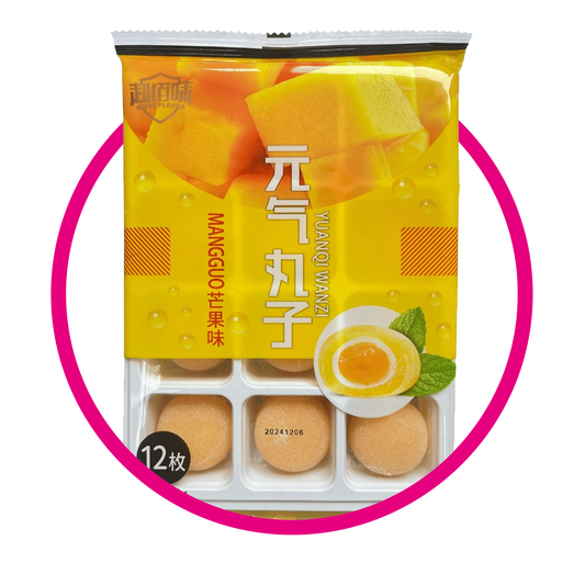 YUANQI WANZI MOCHI PREMIUM MANGO CUPCAKE BOLSA 180 GR $%M