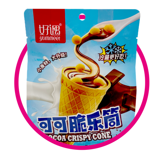 YUMMEET CRYSPY CONE CHOCOLATE COOKIE BOLSA 64 GR